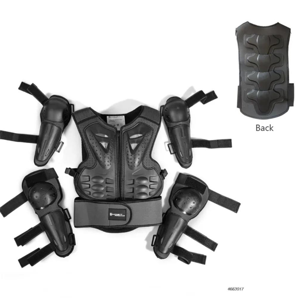 With Gift Children Safety Vest Armor Motorcycle Equipment Cycling Baby Head Protector 52-54cm Helmet Scooter Full Body Armor LL