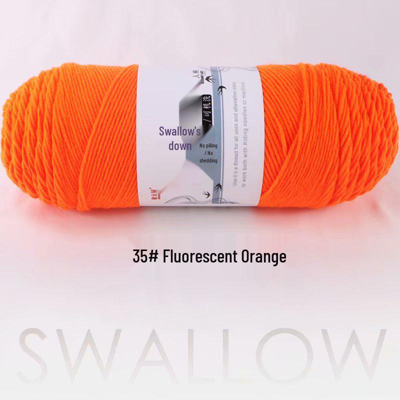 4 Liang Five-Strand Yarn: Cotton-Wool Medium-Thick Knitting Yarn for DIY Scarves and Shawls