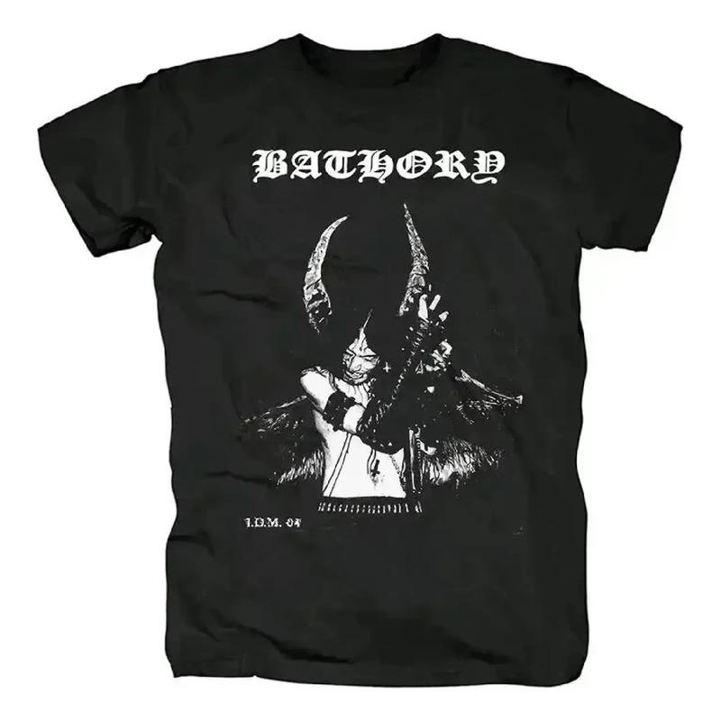 Camiseta Bathory Con Estampado De Hip Hop Para Moto, De Alta S