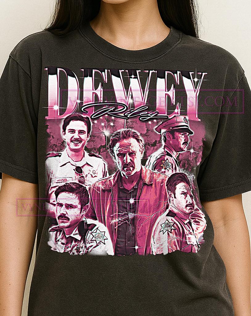 Dewey Riley Shirt, 90s Vintage Retro Bootleg Dewey Riley T-Shirt, Horror Movie Hero Tee, Classic Fan Shirt