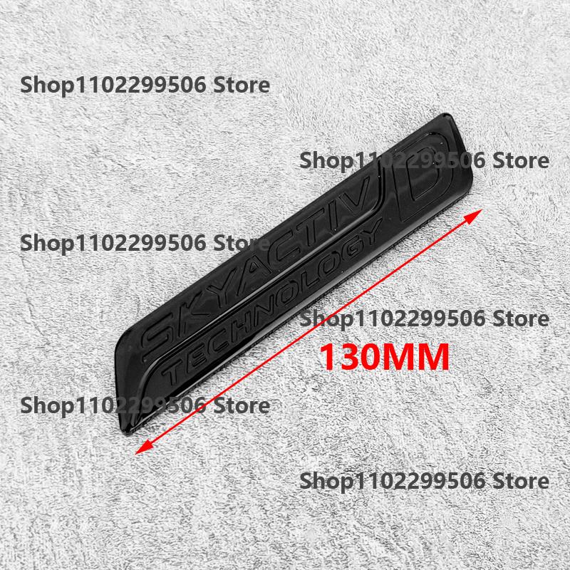 Griglia Frontale Auto ABS Emblema Adesivo Badge Portellone Posteriore Per Mazda CX-5 diesel SKYACTIV Technology D Logo Nero Lucido Accessori