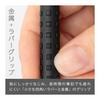 Pentel Smash Mechanical Pencil, 0.5mm, Black (XQ1005-1N) - Low Center of Gravity, 3D Rubber Grip, Accordion Knock Mechanism, Lead Hardness Indicator,
