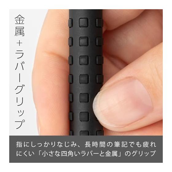 Pentel Smash Mechanical Pencil, 0.5mm, Black (XQ1005-1N) - Low Center of Gravity, 3D Rubber Grip, Accordion Knock Mechanism, Lead Hardness Indicator,
