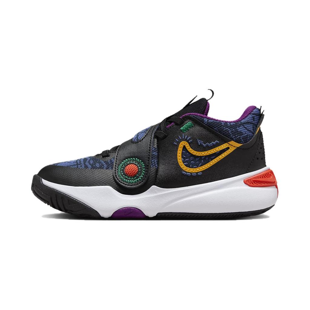 Nike Team Hustle D11 SE PS Mystic Navy Kids Sneakers Black Cosmic-Clay University-Gold FQ7659-001