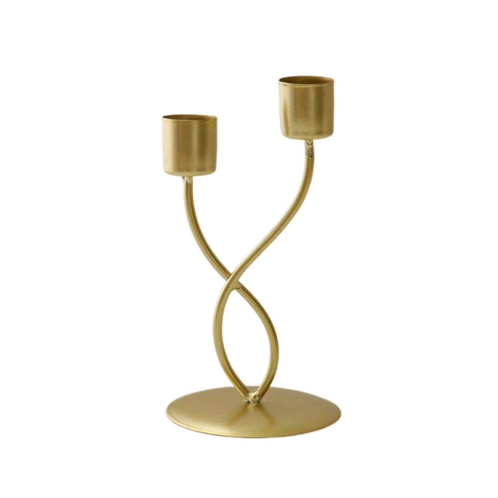 Romantic Candle Holder European Style Iron Candles Stand Long Candle Candlestick  Photo Props