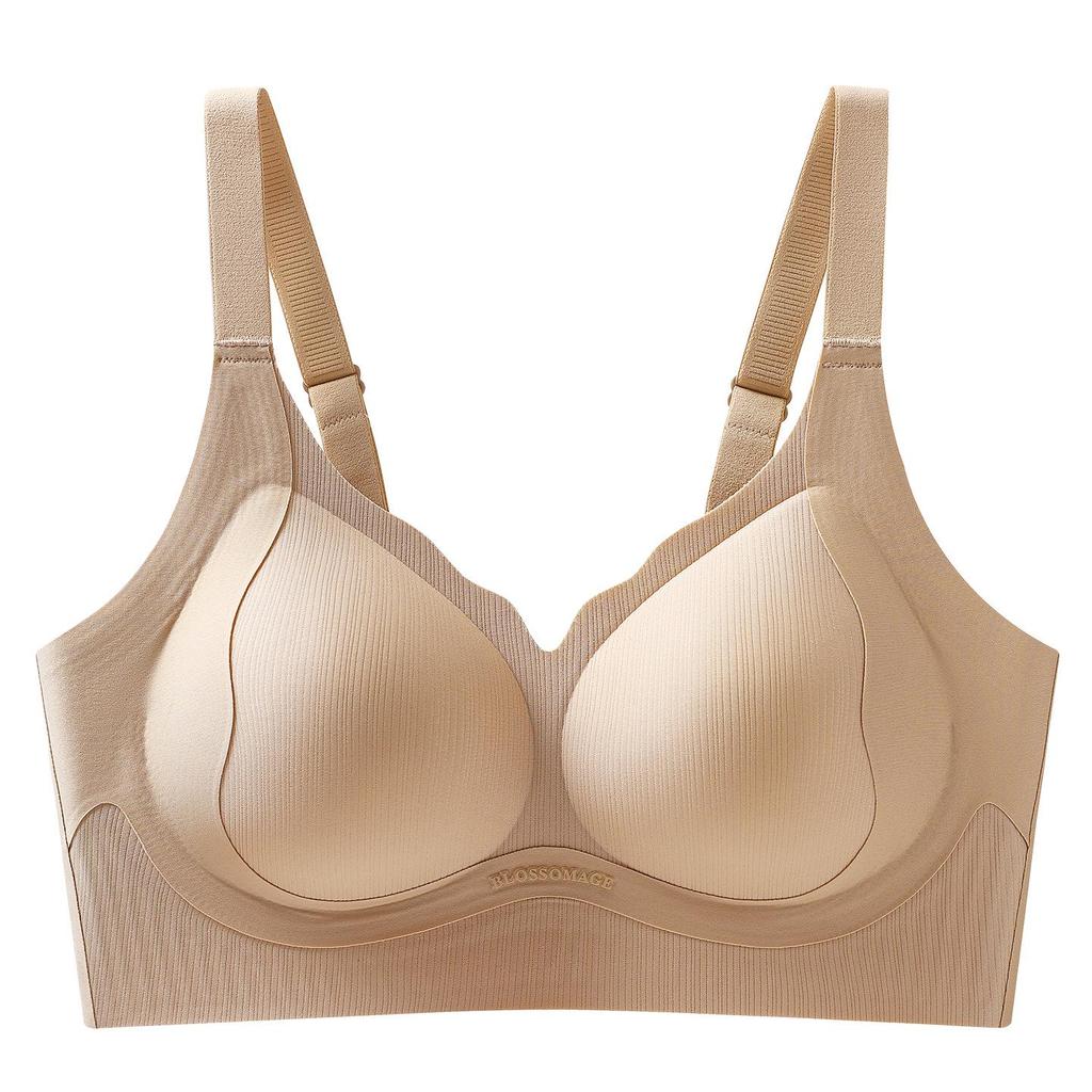 Seamless Push-Up Bra for Women - Anti-Sagging, Comfortable Fit, Side Support, Minimizing Effect.