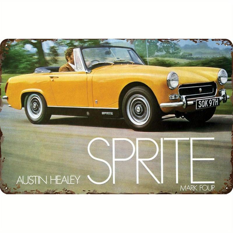 Avant-Garde Automotive Metal Art Painting for Garage Decor