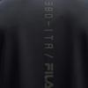 FILA Fitness T Shirts Men's Pitch Black Crew Neck Moderate Straight Fit A11M431116FBK