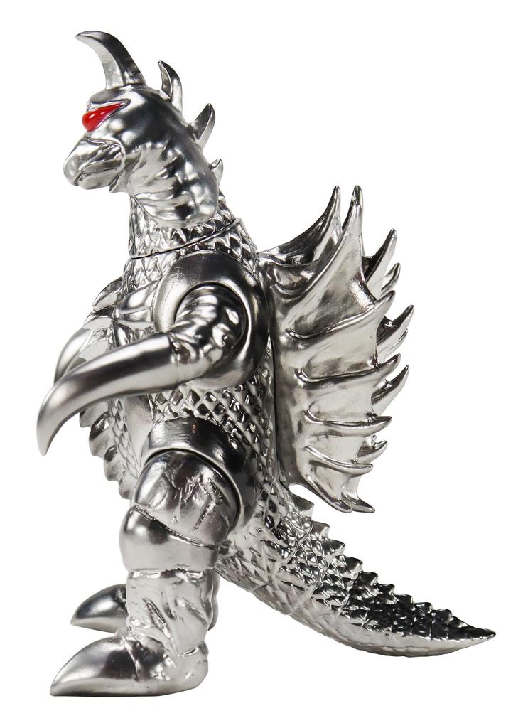 Character Content Production Series Earth Attack Godzilla Gigan Gigan Plated Paint Silver Approximately 120mm PVC Soft Vinyl Figure (CCP) Medium-Size