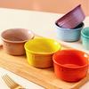 Boluri Ceramice Multicolor pentru Copt, Rezistente la Cuptor, Stivuibile, Tavă pentru Copt Pâine, Rezistente la Căldură, Culoare în Gradient, Instrument, Formă pentru Budincă, Acasă