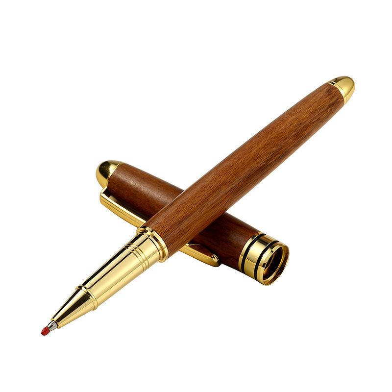 

Латунная шариковая ручка, ручка для подписи в бизнесе, деревянная бизнес-подарочная ручка