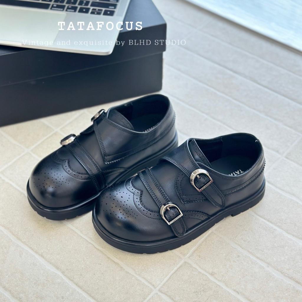 2025 New Thick-soled Heightening Loafers Women's Leather Versatile Autumn New Retro Casual Sports Shoes