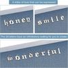 201 Stainless Steel Charms Laser Cut Alphabet Stainless Steel Color 26pcs/box