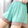 Women's Summer Ice Silk Lace Safety Shorts - Anti-Exposure, Loose, Slimming, Home Base Layer.