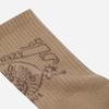 Vintage Graphic Crew Socks (TAN)