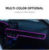 2Pcs Car Interior Lights Decorative Ambient Lamp Neon Atmosphere Light Strip