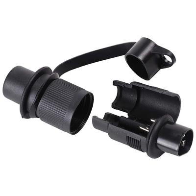 12V 3Pin Socket Trailer Adapter Power Cord Socket Connector For Truck Tractor