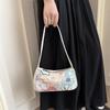 Yogodlns Boho Floral Sequin Shoulder Bag, Women's Vintage Embroidered Hobo Purse Casual Armpit Handbag for Daily Use