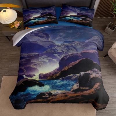 Maxfield Parrish The Great Canyon Set Copripiumino UK Singolo Doppio Regina US Singolo Matrimoniale King Size Tra i Set di Biancheria da Letto