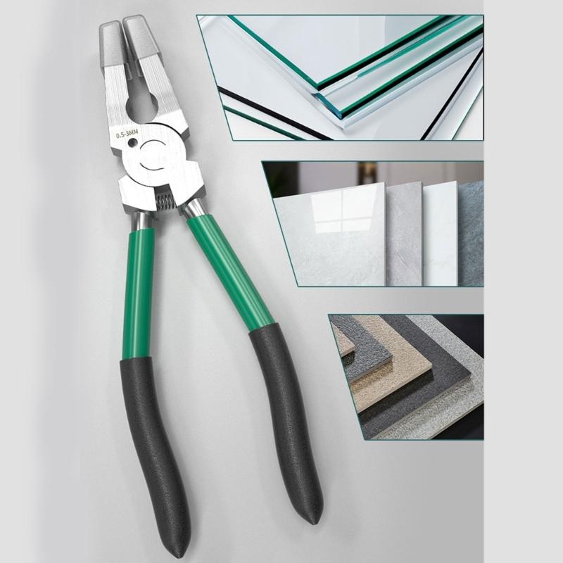 Carbon Steel Crafting Clip Pliers For Secure Glass Copper Rod Trimming With Improved Friction Coated Tip