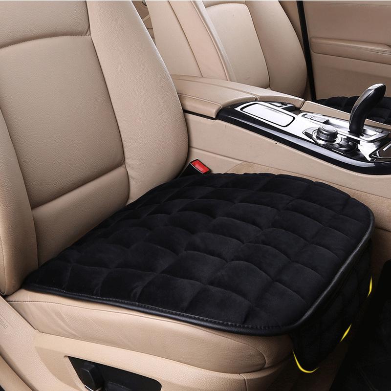 Universal Non-Slip Winter Car Seat Cushion, Tie-Free, 3-Piece Set, No Backrest