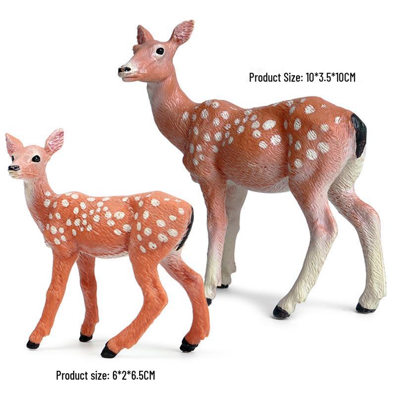 Cross-Border Christmas Wildlife Deer Model Cake Decoration Set
