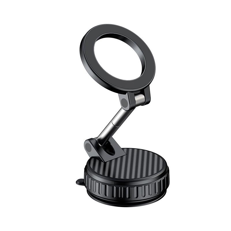 

Vacuum Magnetic Rotating Phone Holder for Desktop, Wall, Bathroom, Car, and Live Streaming чёрный