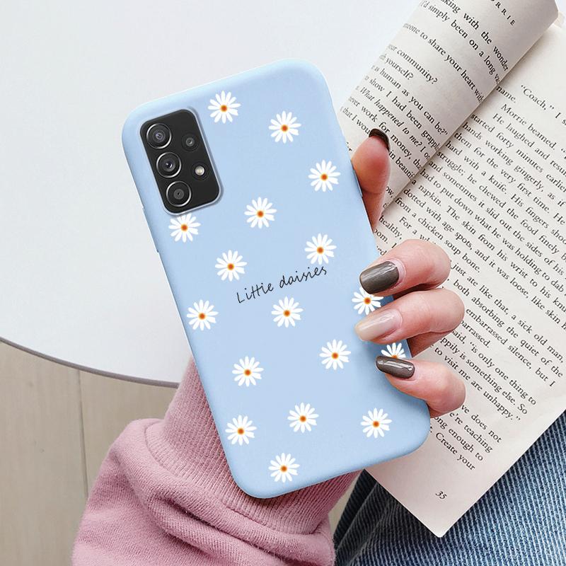 Soft Case For Samsung Galaxy A73 5G Phone Cover Cute Flowers Butterfly Fundas TPU Coque For Samsung A73 A 73 5G Bumper Cases