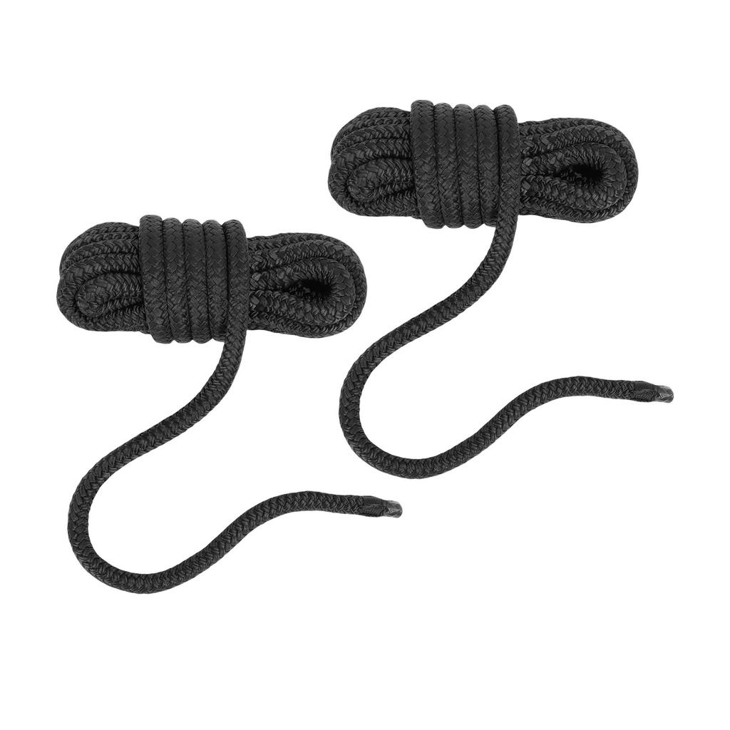 2PCS Boat Dock Lines High Strength Multifunctional Double Nylon Boat Rope for Small Sailboats Floating Bridges Speedboats
