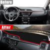 Car Accessories For Kia Rio 4 X-Line KX Cross 2017 2018 2019 2020 Dashboard Cover Avoid Light Pad Sun Shade Anti-UV Carpets Mat