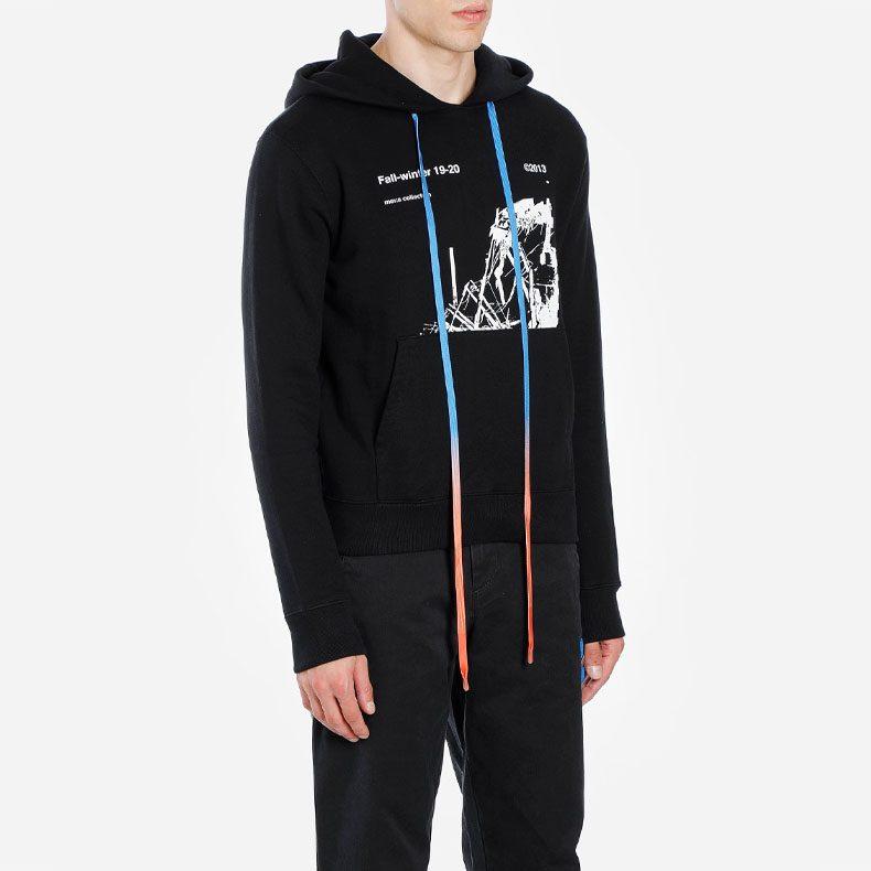 OFF WHITE Ruined Factory Hoodie OMBB034F19E300131001