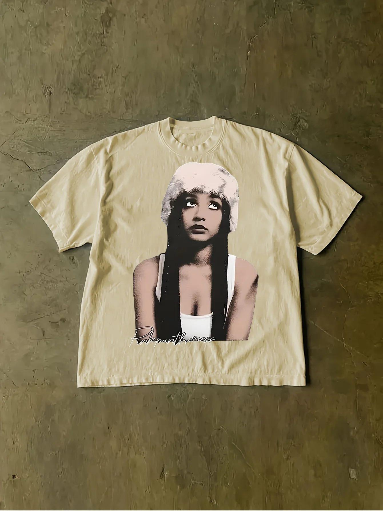 

Punk Hip Hop Graphic Printing Casual Short Sleeve Y2K High Street T-Shirt Cotton Crew Neck High Quality Loose Streetwear Unisex 4XL