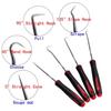 Carro Auto Veículo Óleo Selo Chaves De Fenda Conjunto O-Ring Selo Junta Extrator Removedor Pick Ganchos Ferramentas Selagem Ferramentas De Reparo 16cm 4Pcs