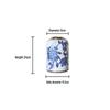 High-Grade Embossed Ceramic Vase for Living Room Decor - Chinese Style Dry Flower Ornament
