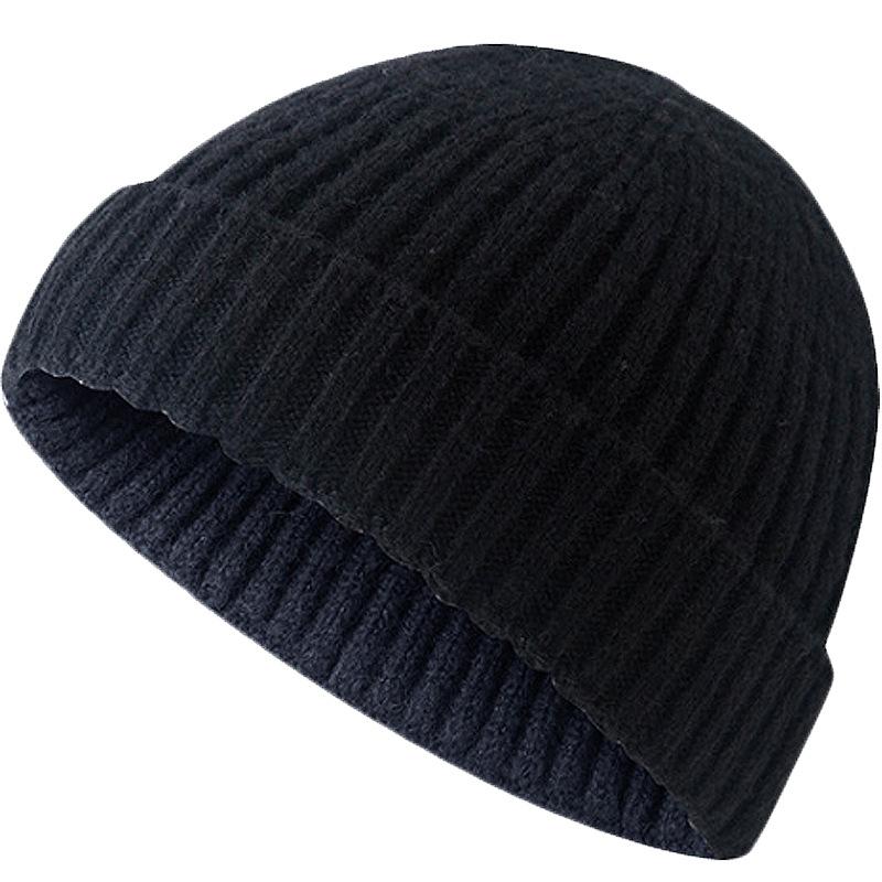 Melon Rind Knitted Hat Naked Couple Street Hip Hop Versatile Men's and Women's Autumn and Winter Hat Cold Hat Wool Hat