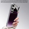 Purple Lens Pattern 2D Phone Case for Samsung S26 S25 S24 S23 S22 S21 S20 A56 A36 A16 - Electroplated Glass Protective Cover