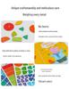Magnetyczne klocki ułamkowe i geometryczne Tangram: Edukacyjne Puzzle dla Dzieci
