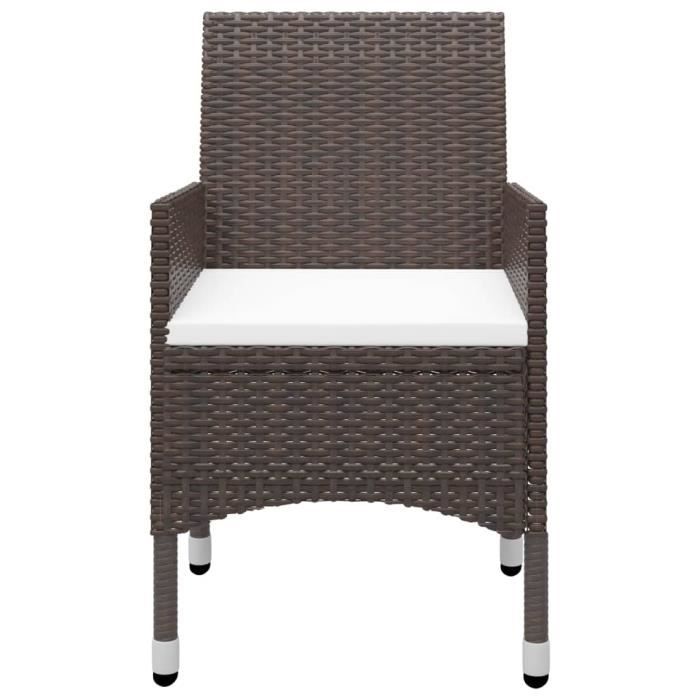 VidaXL 5 Pcs Garden Dining Set Brown