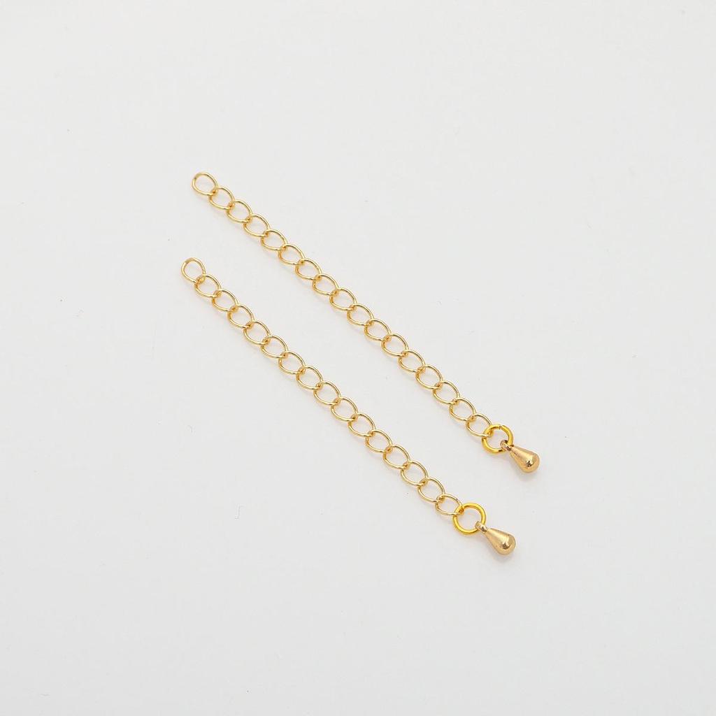 Alloy Teardrop Pendant Chain for DIY Jewelry and Accessories