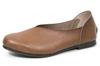 Flat Made In Wide 3E Artificial Cushioned 23cm [Akiriko] Shoes, Japan, Pumps, Fit, Lightweight, Soft, Leather, Antibacterial, Insole, Women's, Oak,