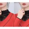 Multi-Style Lace Pullover False Collar: Women's High Elasticity Plus Size Decorative Vest for Autumn/Winter