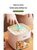 Mold Storage Refrigerator Ice Tray with Lid - Large Capacity, Food-Grade, Press-to-Release for Homemade Ice Cubes
