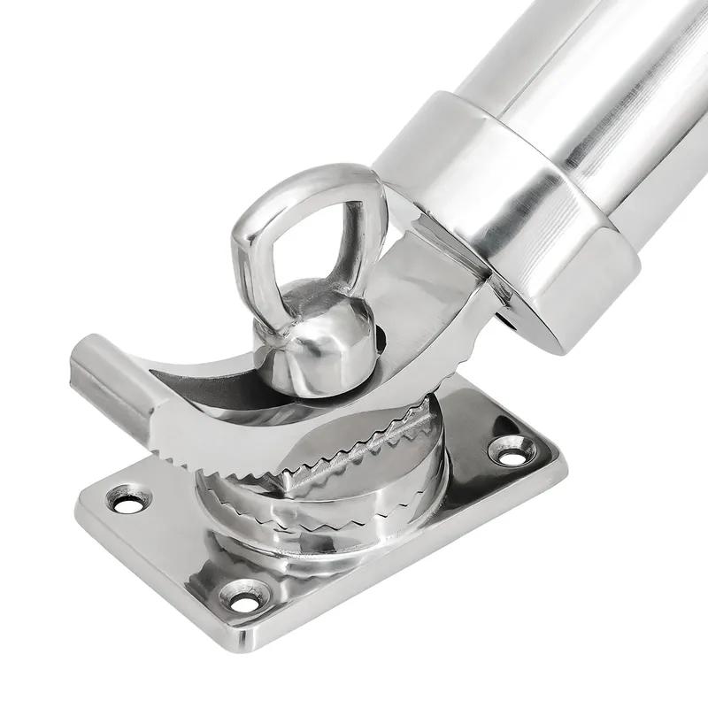 316 Stainless Steel 9INCH Fishing Rod Holder Rotation Outrigger Fishing Pole Support Heavy Duty For Boat Marine