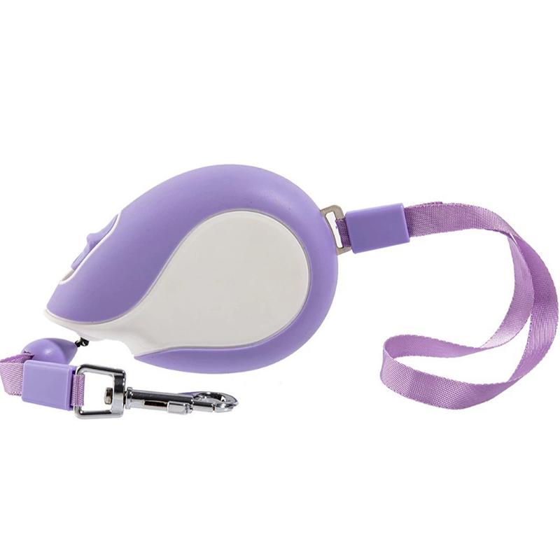 

Booteely 3M Leash For Small Dogs Auto Retractable Leash, Hand Loop Kitten Leash, Compact And Portable Bichon Frise Dog Leash