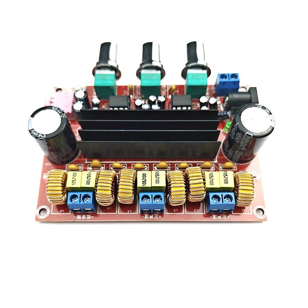 TPA3116D2 2.1 Channel Digital Amplifier Board XH-M139 12-24V Wide Voltage 2×50W+100W HiFi Subwoofer Module with AUX Input