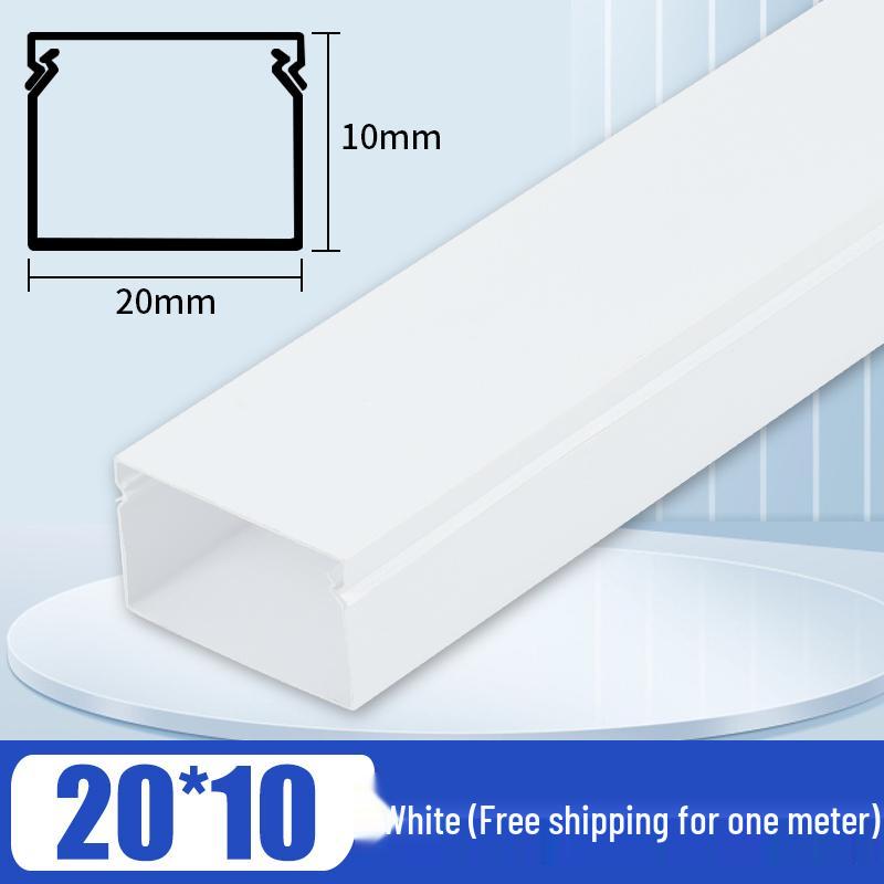 Aluminum Square Wire Trunking with Concealed Metal Clip Cover