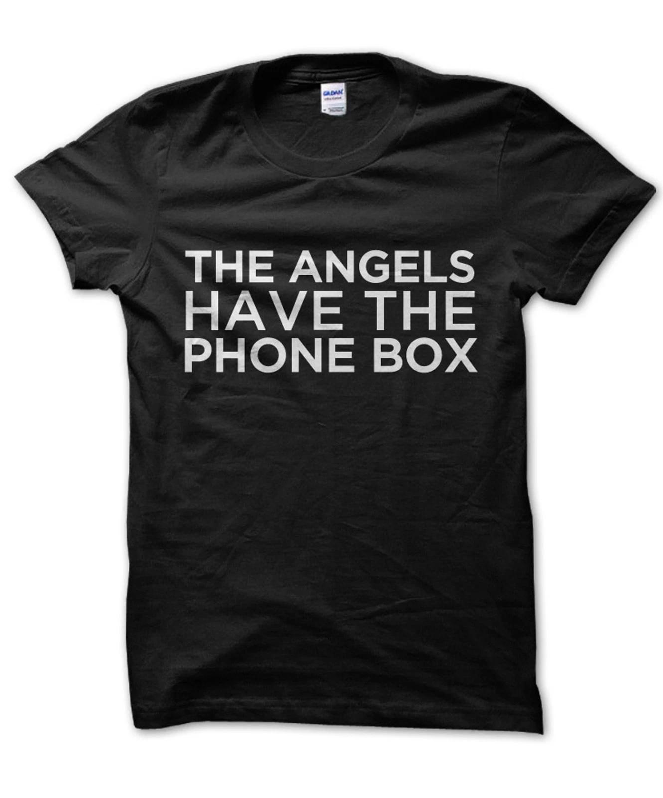 

the Angels Have the Phone Box t-shirt funny dr top who fan tee gift for nerd L