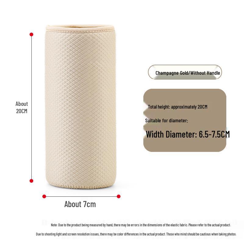 

Outdoor Portable Insulated Thermos Cover, 7CM Wide x 20CM High, Large Capacity, Universal Slow Cooker Sleeve, Hand-Held Protective Bag