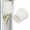 6PCS Fabric Lamp Cover 5.5 Inch Height Chandelier Lamp Shades Unique Wall Lamp Shade  Indoor Lamp