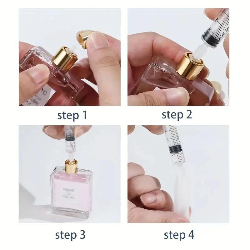 Perfume Dispenser, Direct Extractor, Syringe Tool, Universal Large Bottle Cosmetic Perfume Separator, Syringe Dispenser
